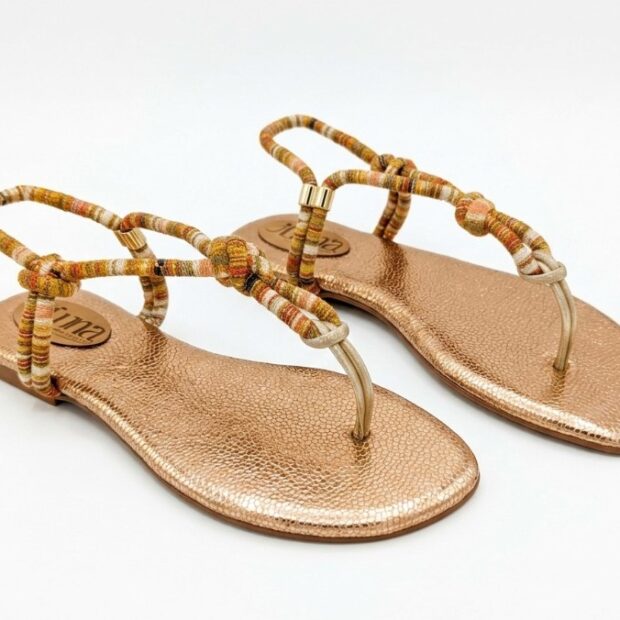 Rasteira Legacy Ocre